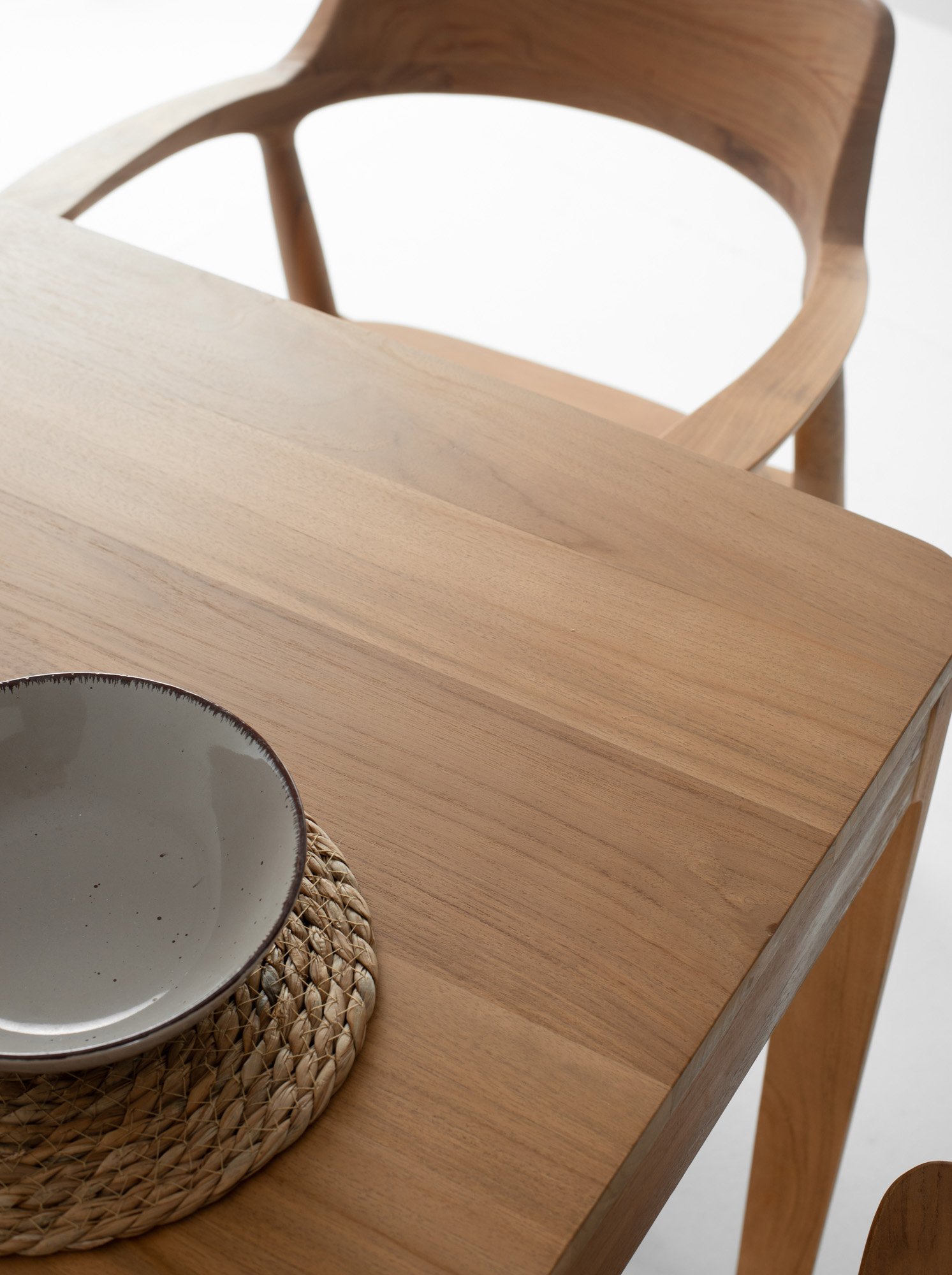 EXTENSION INDOOR DINING TABLE & Heroshima Dining Chair - Wooden seat Thumbnail